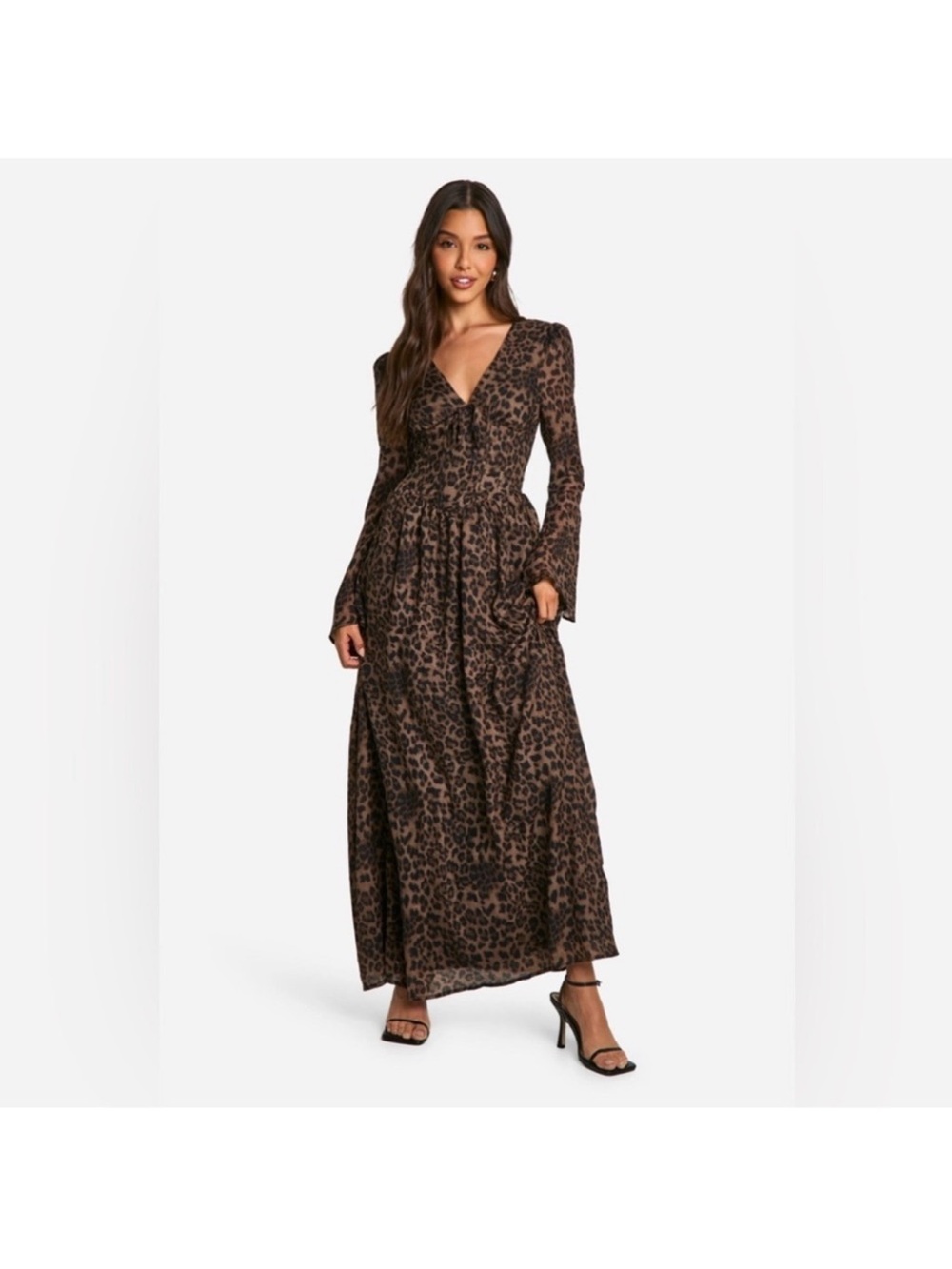 Boohoo Leopard Dress